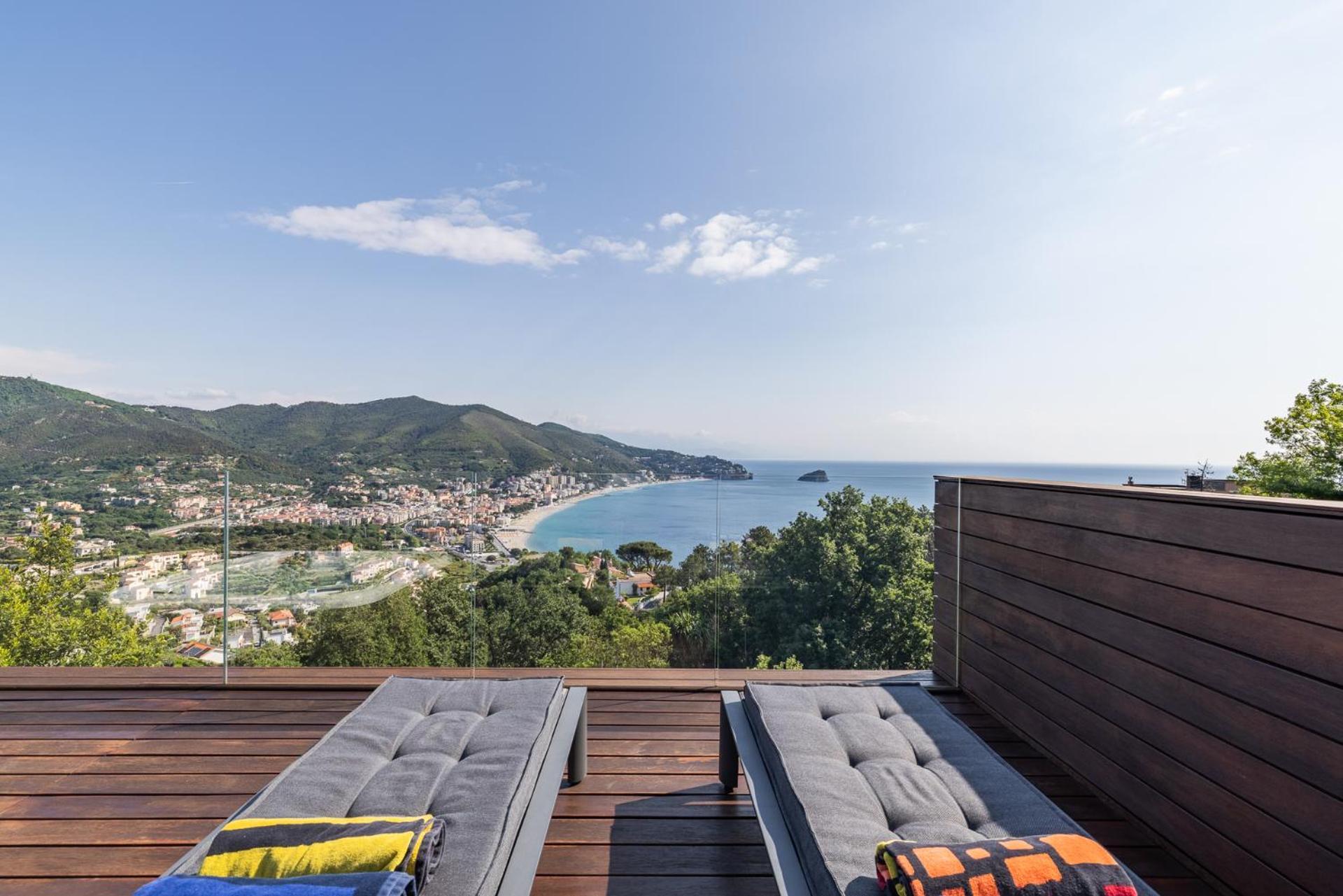 Spettacolare Vista Isola Terrazza E Idromassaggio Villa Noli Dış mekan fotoğraf