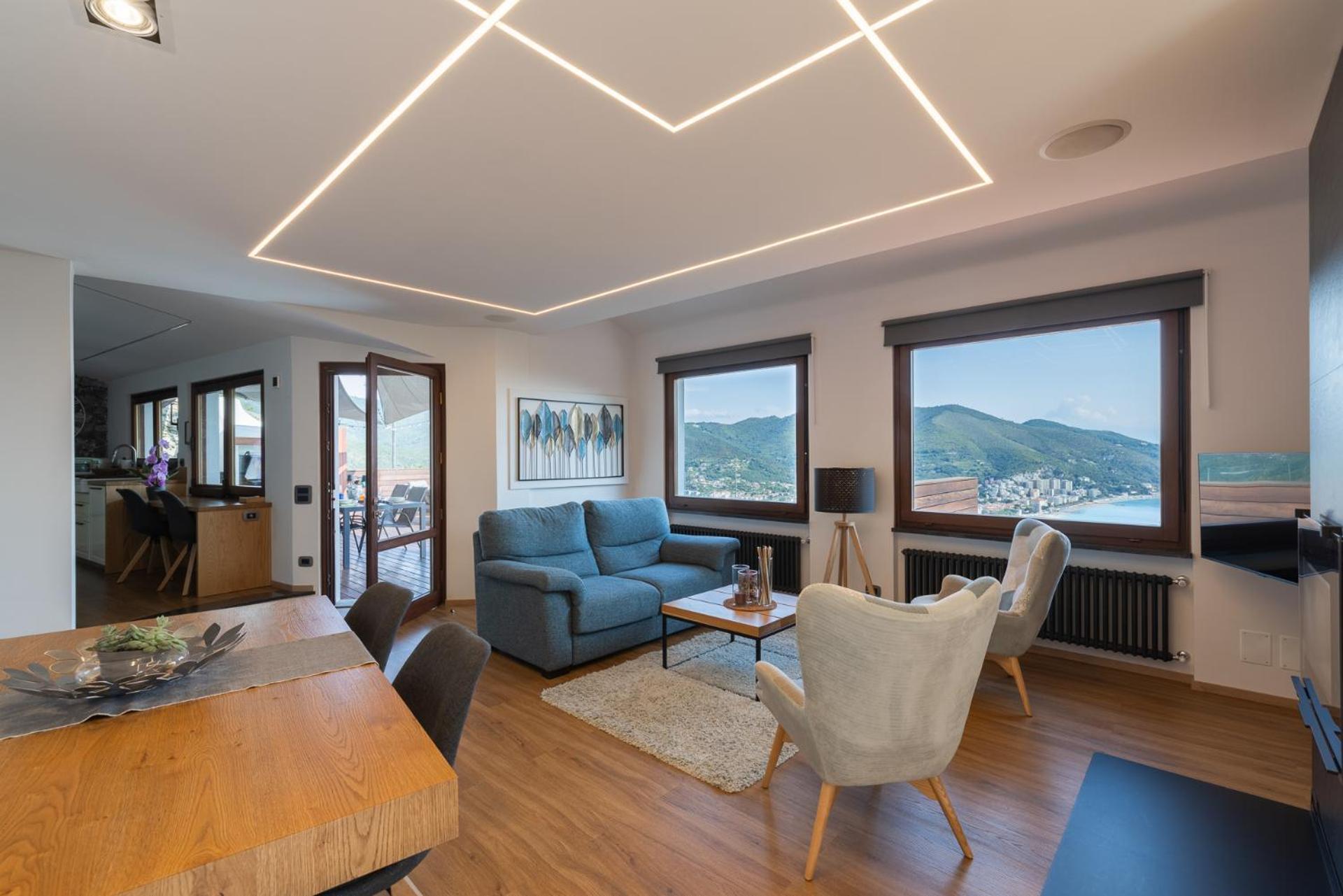 Spettacolare Vista Isola Terrazza E Idromassaggio Villa Noli Dış mekan fotoğraf