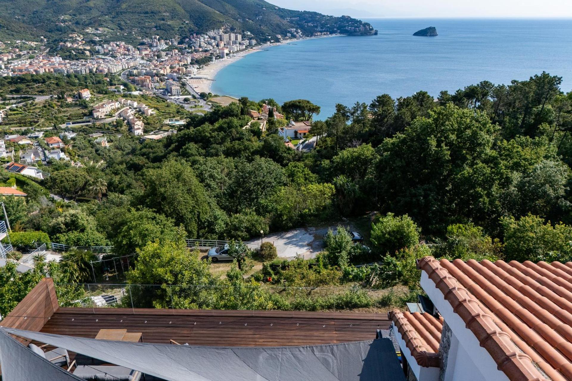 Spettacolare Vista Isola Terrazza E Idromassaggio Villa Noli Dış mekan fotoğraf